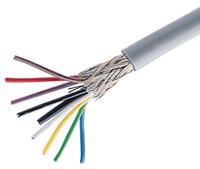 Multikärnkabel skyddad 6x0,5mm²