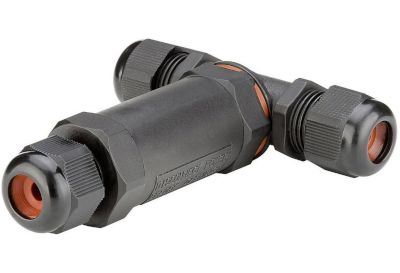 Kabelgrenuttag 3-polig 1,0-2,5mm² IP68