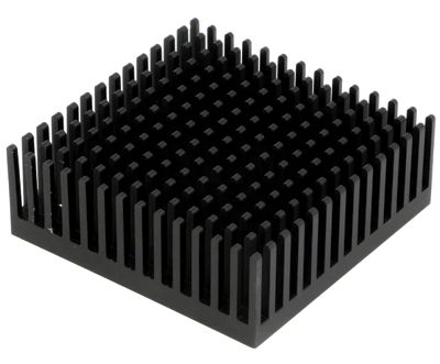 Kylplatta för IC/PGA-kretsar 2,2-8,4°C/W (ICKPGA18x18)