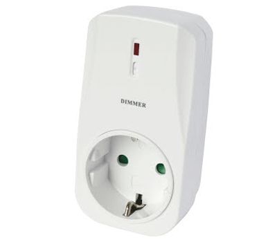 Fjärrstyrd vägguttagbrytare/dimmer 200W (Trådlös LC-serie)