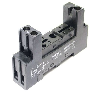 Reläfäste för DIN-skena, 1-polig