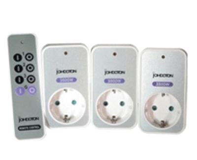 Fjärrstyrd 3-delad vägguttagsswitchserie 3500W (Trådlös LC-serie)