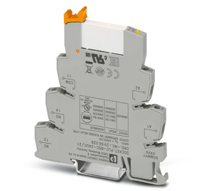 Styrrelä för DIN-skena 24Vac/dc / 250Vac 6A