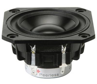 Bredbands-högtalare 2,5"/74x74mm 30W 4ohm 100-20000Hz *