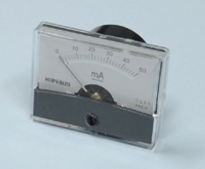 Panelmätare 60,5x47mm 50mAdc *