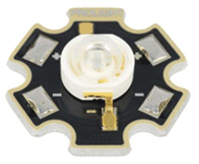 Power-LED diod STAR 3W 39,8-50lm 130° blå