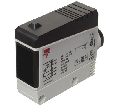 Optisk sensor med timer och reläutgång 24-240Vac/12-240Vdc 10m spegelreflektion