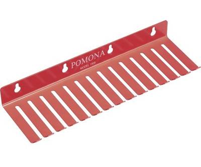 Väggfäste för mätkablar med 14 kabelplatser