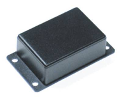 Plastfodral med monteringsvinklar 64,7x46x26mm svart