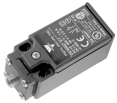 Gränsbrytare med tryckknapp 1,8-10A 24-400Vac (PS21L-PS11P0-H00)