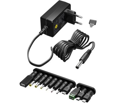 Justerbar hackkraftkälla 3-12Vdc 1A 12W