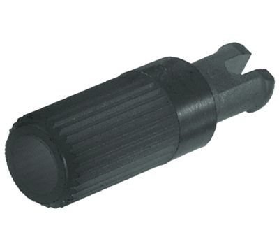 Trimmeraxel 6mm/12mm svart