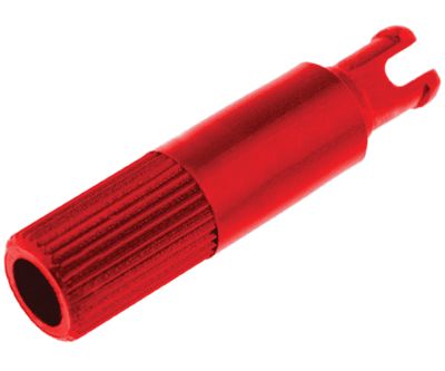 Trimmeraxel 6mm/19mm röd