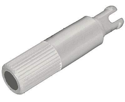 Trimmeraxel 6mm/23mm vit