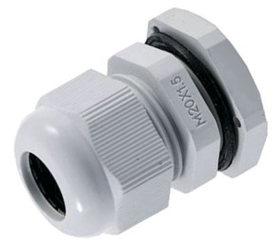 Plasthylstätning M20 ljusgrå IP67 (D.3080)