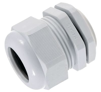 Plastbussning M40 ljusgrå IP67 (D.3083)
