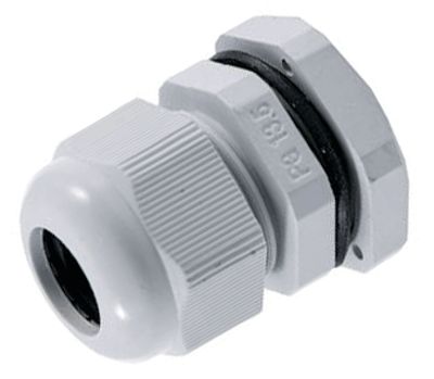 Plastbussningstätning PG13,5 ljusgrå IP67 (D.3073)