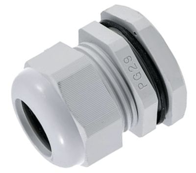 Plastbussning PG29 ljusgrå IP67 (D.3076)