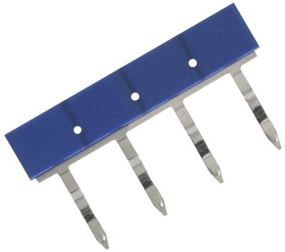 Kopplingsbrygga för G2RV-SR-seriens relämoduler 4-polig blå (PYDN-6.2-040S)