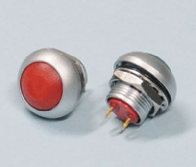 Knapp 1xAV-(PÅ) 0,2A 50Vdc röd *