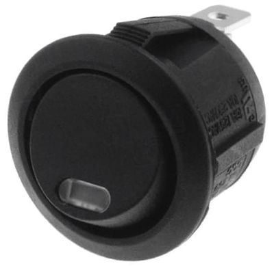 Vippströmbrytare med LED-indikator 1xON-OFF 10A 250Vac röd