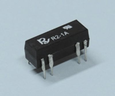 Reed-relä DIL 1 slutande kontakt 5Vdc 500mA/1A