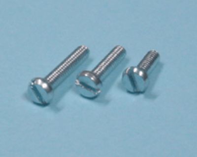 Maskinskruv spår M2x6mm 100 st/fp
