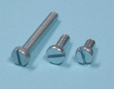 Maskinskruv spår M3x8mm 100 st/fp