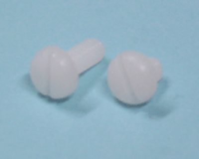 Maskinskruv spår M4x25mm plast 100 st/fp