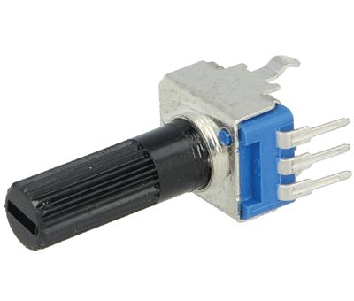 Kolpotentiometer för kretskort 6mm 1kohm linjär (R9011-1-1K)