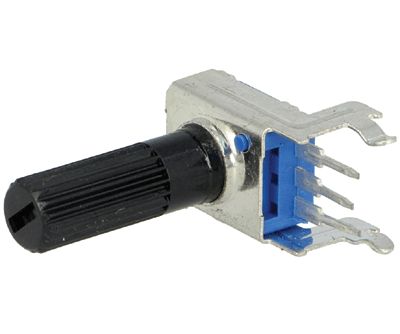 Kolpotentiometer för kretskort 6mm 500kohm linjär (R9011-2-500K)
