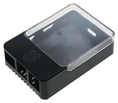 Fodral Raspberry Pi B+ / Pi2B / Pi3B / Pi3B+ svart