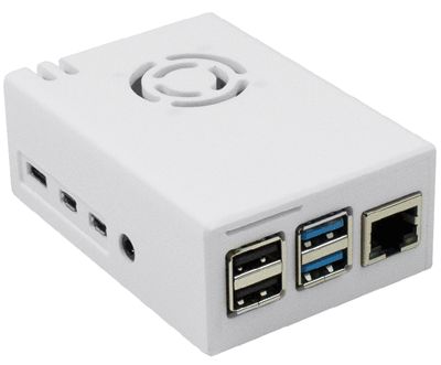 Fodral Raspberry Pi 4B+ vit