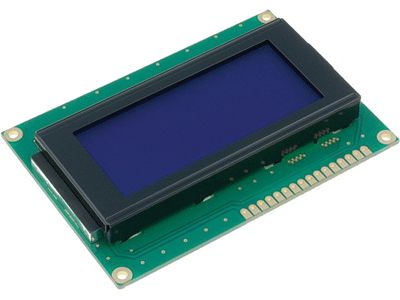 LCD-skärm ASCII 4x16 tecken med blå bakgrundsbelysning