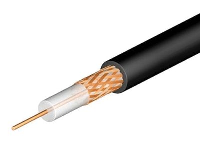 Koaxialkabel RG-174C/U 50ohm svart (TASKER) *