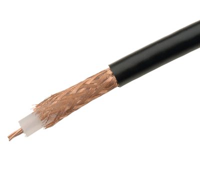 Koaxialkabel RG-213U 50 ohm svart