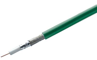 Koaxialkabel RG-59B/U 75ohm grön