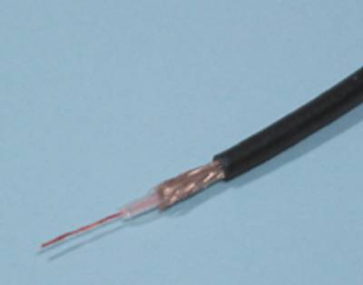 Koaxialkabel 75 ohm svart