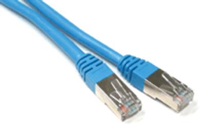 Cat5e-anslutningskabel FTP blå 0,5m *