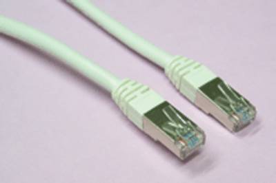 Cat5e-anslutningskabel FTP vit 25m