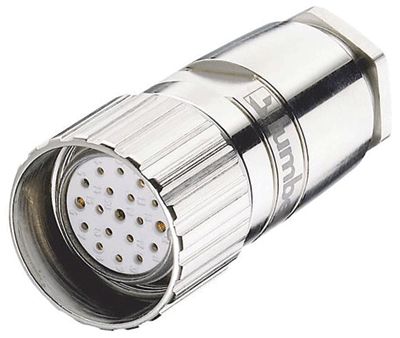 M23-seriens kontakt IP67 19-polig hona