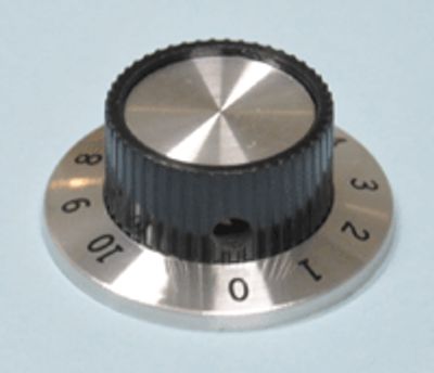 Enhetshandtag 6,35 mm/36,8 mm skala 0-10