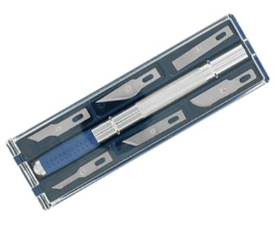 Instrumentknivset med 6 utbytesskär