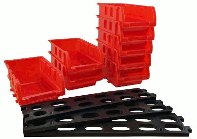 Tillbehörsfack för vägg (8 delar)