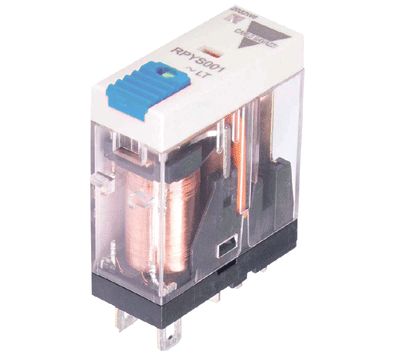 Effektrelä 1-växlande kontakt 24Vdc 10A/250Vac (RPYS001024DLT)