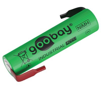 NiMh-batteri (Redo att använda) med lödöron 1,2V 800mAh AAA/R03