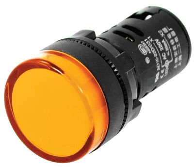 LED-märkeslampa 16mm 230Vac orange