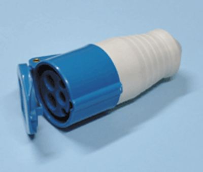 CEE-förlängningskontakt hona 2-pol + jord 16A 230Vac