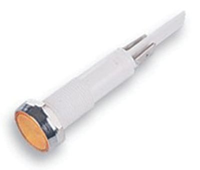 Glödlampstillbehör 130Vac gul 10mm