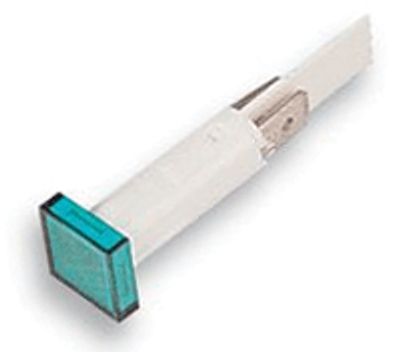 Glödlampstillbehör 130Vac grön 9mm